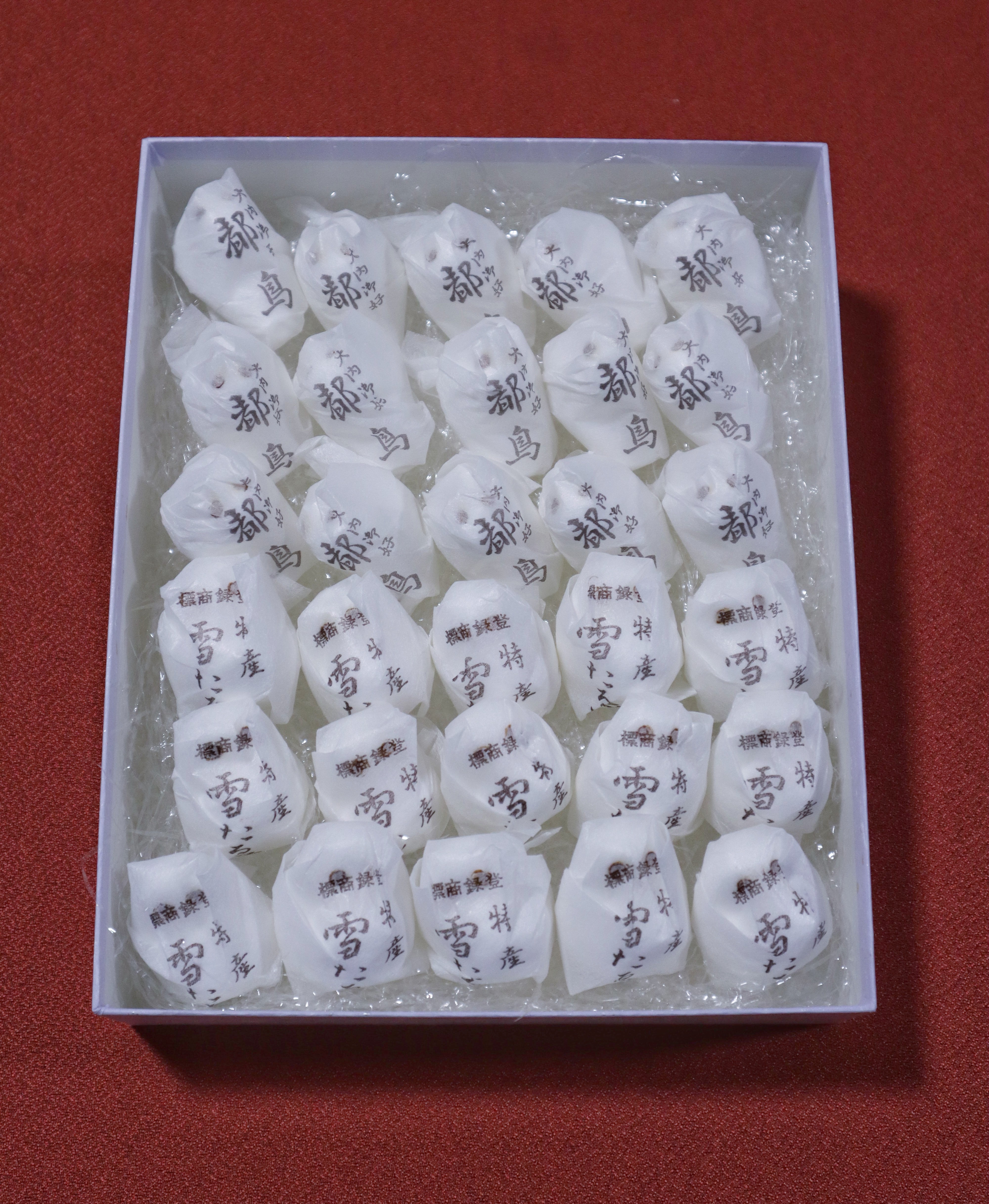 雪たる満・都鳥 30個入（薄紫の紙箱）